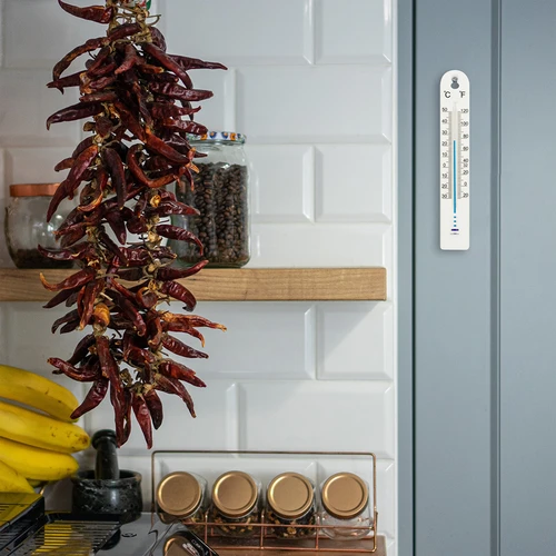 Termometru universal (-30 până la +50°C), 17 cm, alb - 4