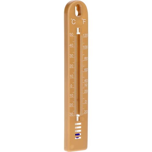 Termometru universal (-30 până la +50°C), 17 cm, maro deschis - 2