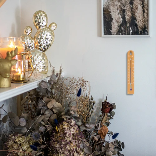 Termometru universal (-30 până la +50°C), 17 cm, maro deschis - 6