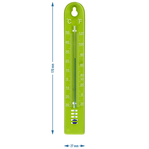 Termometru universal (-30 până la +50°C), 17 cm, verde - 4