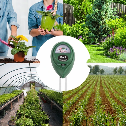 Tester pentru substrat 2-în-1 - pH, umiditate - 11