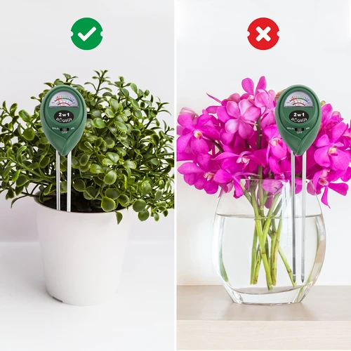 Tester substrat 2în1 - pH, umiditate - 8