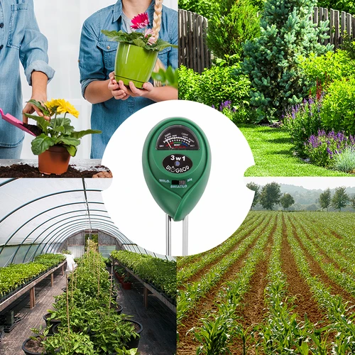 Tester substrat 3 în 1 - pH, umiditate, insolație - 11