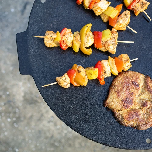 Tigaie grill, din fontă, fi 44 cm - 16