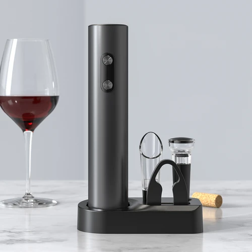 Tirbușon electric cu accesorii pentru vin - 3