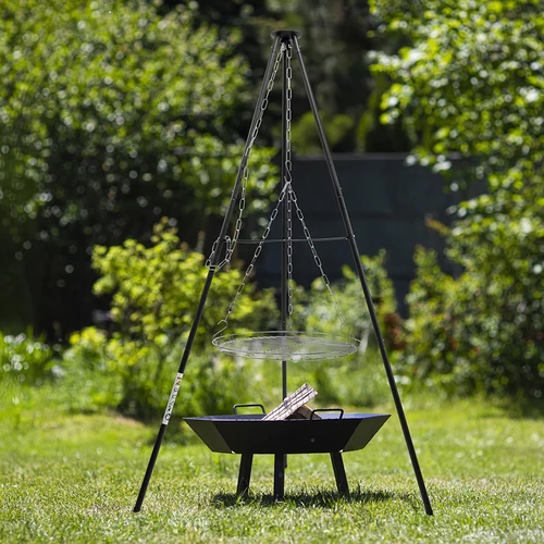 Trepied pentru foc cu grătar, 150 cm - 6