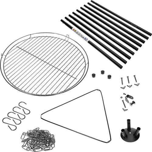 Trepied pentru foc cu grătar, 150 cm - 2