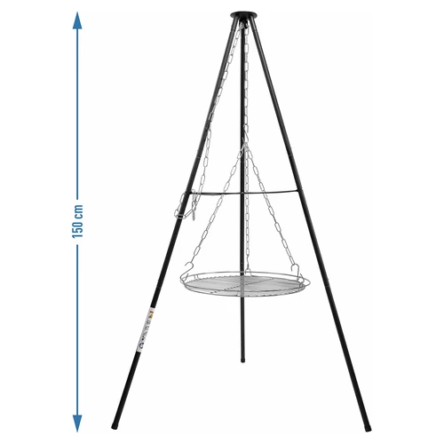 Trepied pentru foc cu grătar, 150 cm - 5