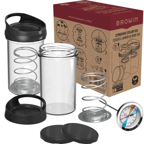 Șuncar din sticlă - set DUO, pentru 2 x 450 g - 7