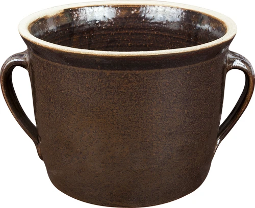 Vas ceramic - oală simplă de 1,8l cu capac - 2