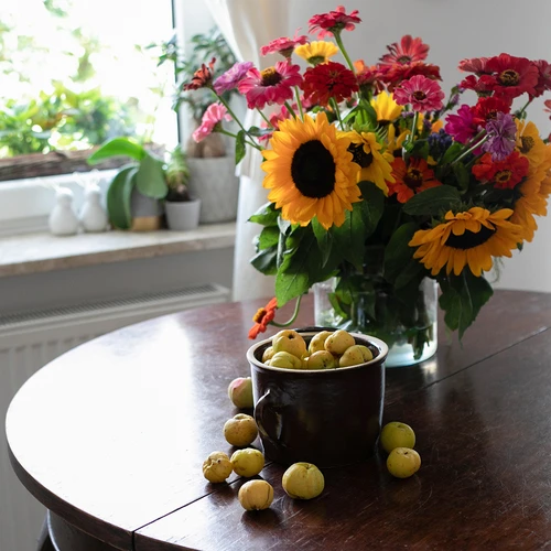 Vas ceramic - oală simplă de 1,8l cu capac - 3