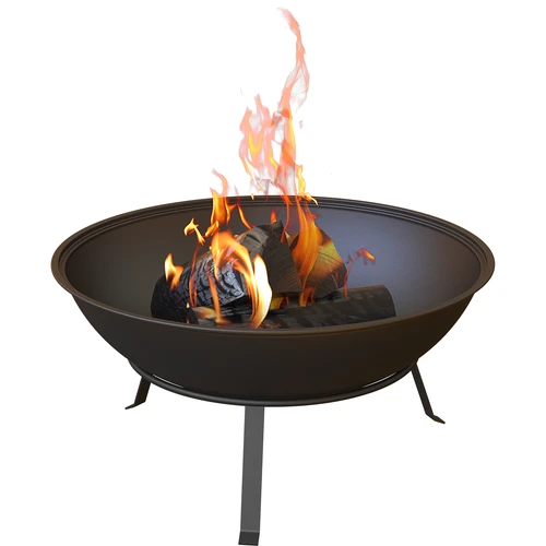Vatră de grădină cu grătar, Ø55 cm, rotundă, tip bol - 6