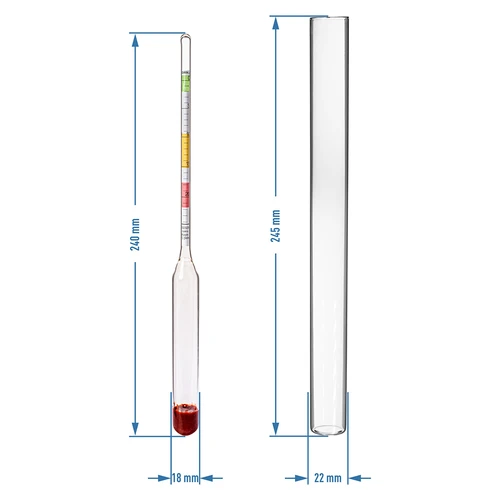 Vinometru (zaharometru) - măsurarea concentrației de zahăr - 5
