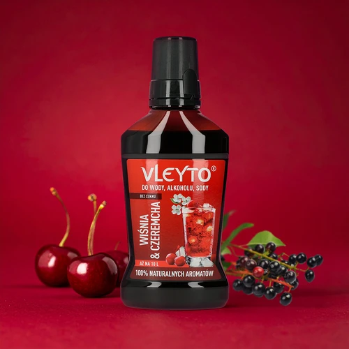 VLEYTO Cireș & Cireș negru – esență aromatică cu arome naturale, 250 ml - 4