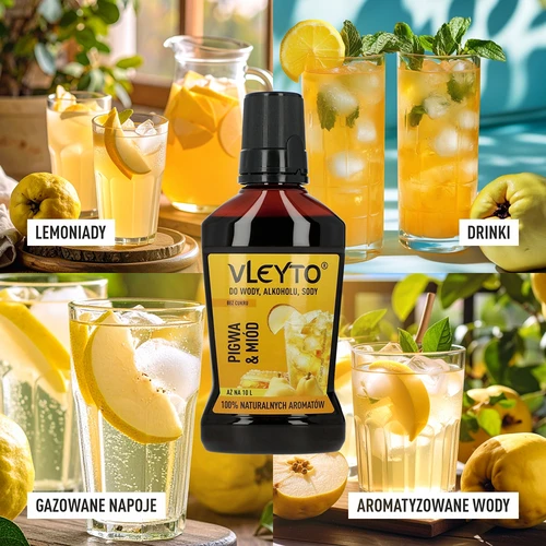 VLEYTO Gutui & Miere – esență aromatică cu arome naturale, 250 ml - 7