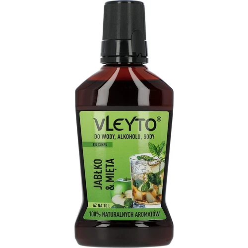 VLEYTO Mentă & Măr – esență aromatică cu arome naturale, 250 ml