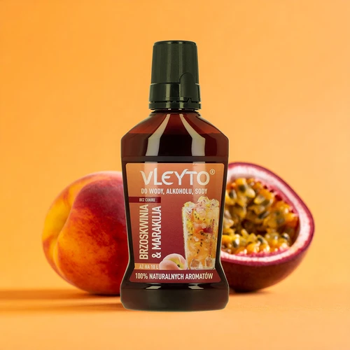 VLEYTO Piersică & Fructul Pasiunii – esență aromatică cu arome naturale, 250 ml - 4