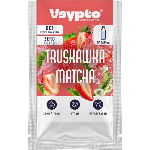 Vsypto Căpșuni cu Matcha - set 15x3g - 5