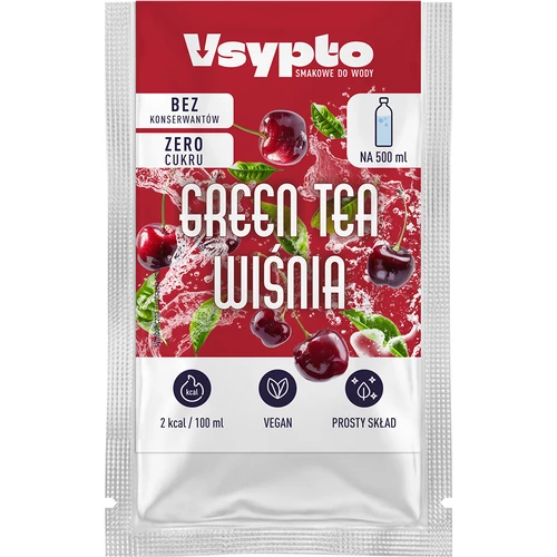Vsypto Ceai Verde Vișină - set 15x3g - 5