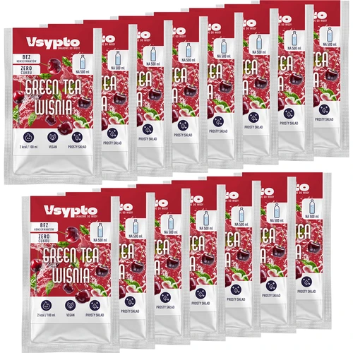 Vsypto Ceai Verde Vișină - set 15x3g - 4