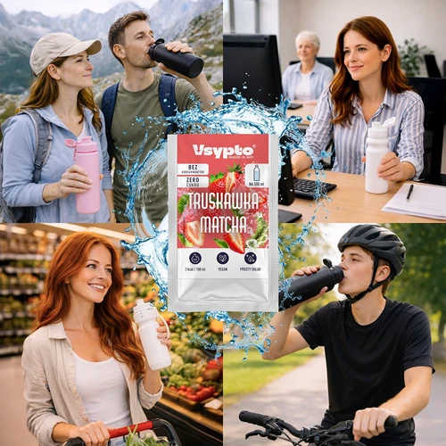 VSYPTO cu aromă Căpșună Matcha, 3 g - 7