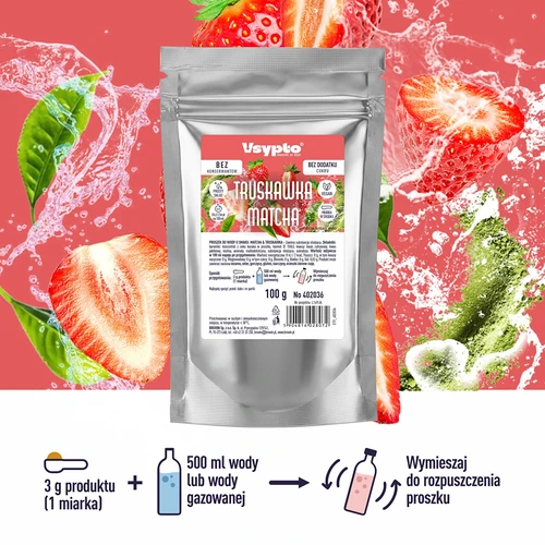 VSYPTO cu aromă de Căpșună și Matcha, 100 g - 2