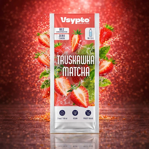 VSYPTO cu aromă de Căpșună & Matcha, 9 g