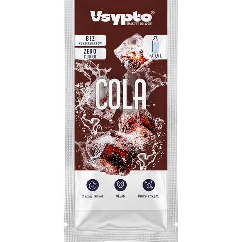 VSYPTO cu aromă de cola - praf aromat pentru apă, 9 g - 2