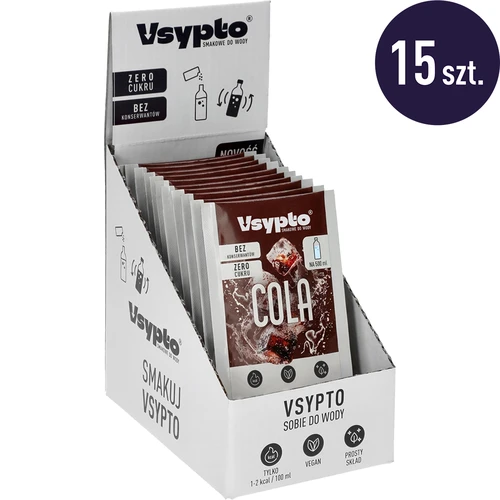 VSYPTO cu aromă de cola – pudră aromată pentru apă, 3 g - 9