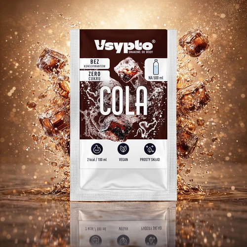 VSYPTO cu aromă de cola – pudră aromată pentru apă, 3 g