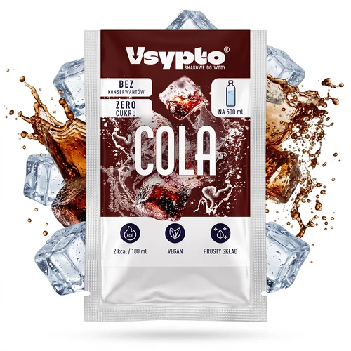VSYPTO cu aromă de cola – pudră aromată pentru apă, 3 g