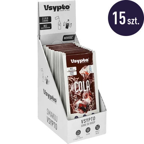 Vsypto cu aromă de cola - set 15x9 g  - 1 