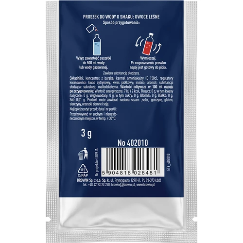 VSYPTO cu aromă de fructe de pădure, 3 g - 3