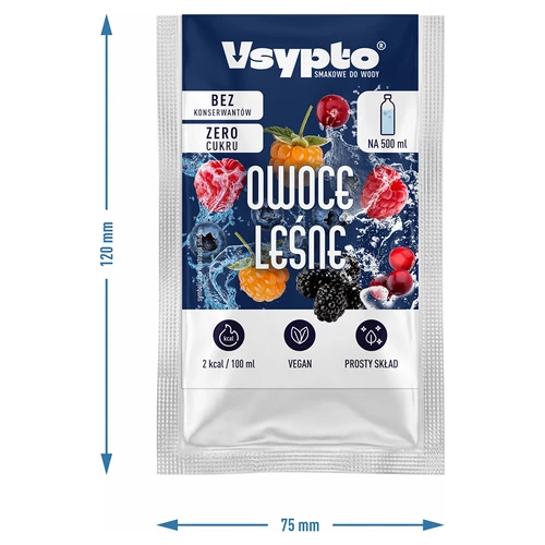 VSYPTO cu aromă de fructe de pădure, 3 g - 4