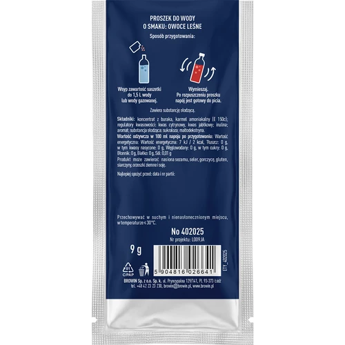 Vsypto cu aromă de fructe de pădure, 9 g - 3