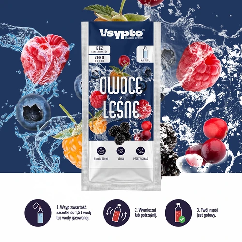 Vsypto cu aromă de fructe de pădure, 9 g - 5