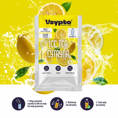 VSYPTO cu aromă de Ice Tea Lămâie, 3 g - 5