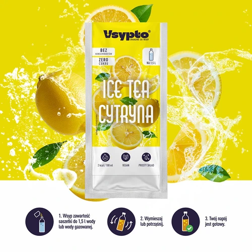 VSYPTO cu aromă de Ice Tea Lămâie, 9 g - 5