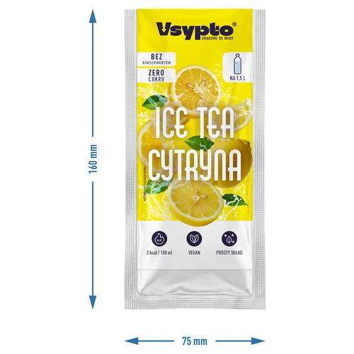 VSYPTO cu aromă de Ice Tea Lămâie, 9 g - 4
