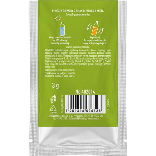 VSYPTO cu aromă de Măr și Mentă, 3 g - 3