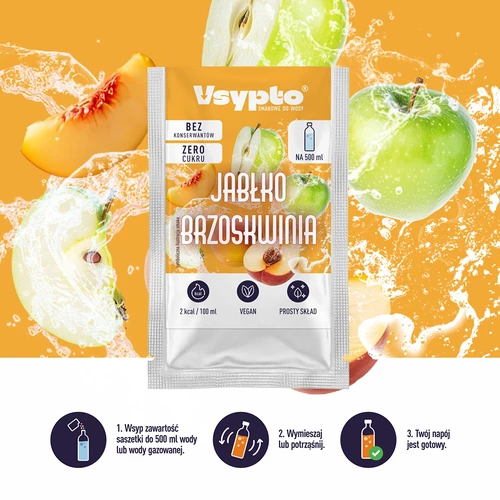 VSYPTO cu aromă de măr și piersică, 3 g - 5