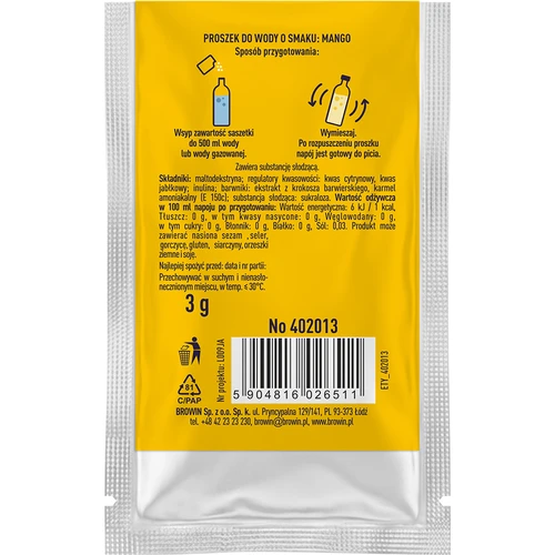 VSYPTO cu aromă de mango, 3 g - 3