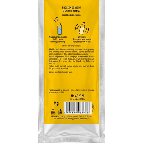 VSYPTO cu aromă de mango, 9 g - 3