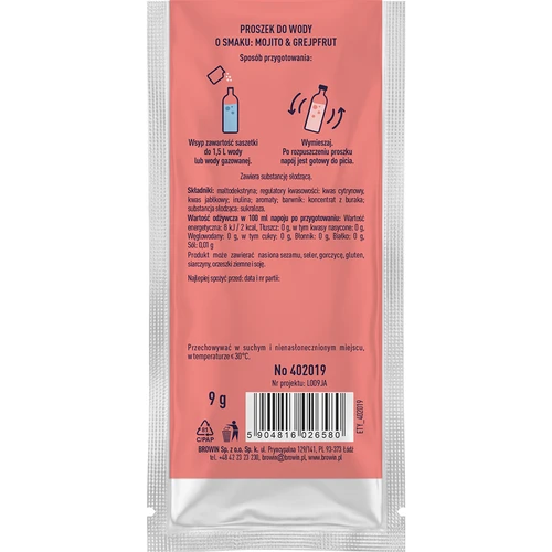 VSYPTO cu aromă de Mojito Grapefruit, 9 g - 3