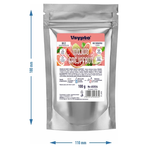VSYPTO cu aromă de Mojito Grepfrut, 100 g - 5