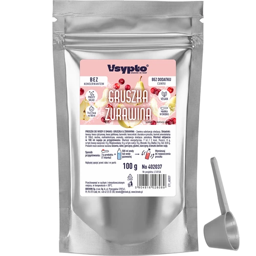 VSYPTO cu aromă de Pară și Merișor (Cranberry), 100 g