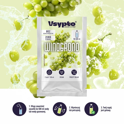 VSYPTO cu aromă de struguri, 3 g - 5