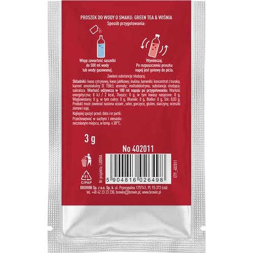 VSYPTO cu aromă Green Tea Vișină, 3 g - 3