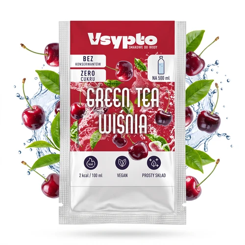 VSYPTO cu aromă Green Tea Vișină, 3 g