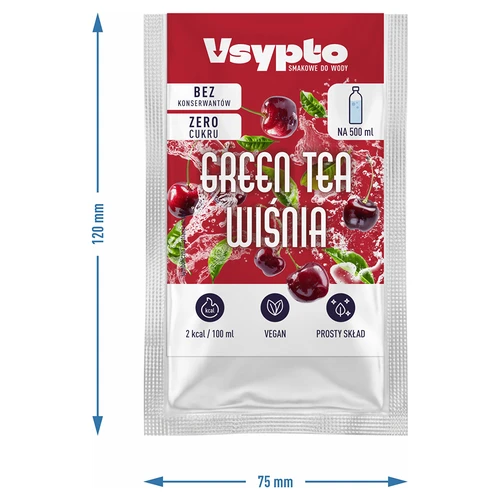 VSYPTO cu aromă Green Tea Vișină, 3 g - 4